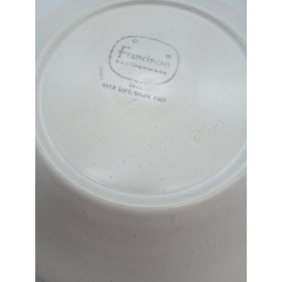 2 Vtg Franciscan Malibu Tea Cup And Saucer Blue Brown Speckled Stoneware - Picture 9 of 9